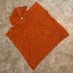 Banana Boat Hooded Beach Cover Over Sleeveless Orange One Size